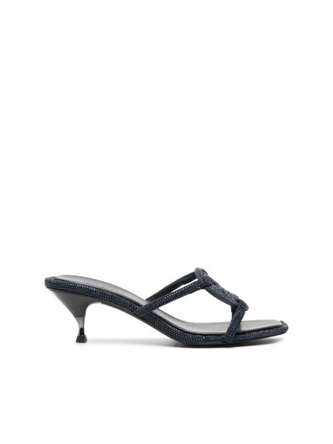 TORY BURCH Miller 55mm rhinestone suede sandals