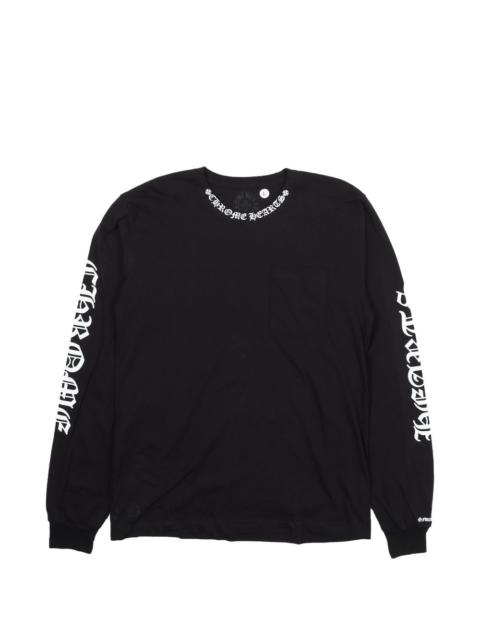 Chrome Hearts logo-print long-sleeve T-shirt