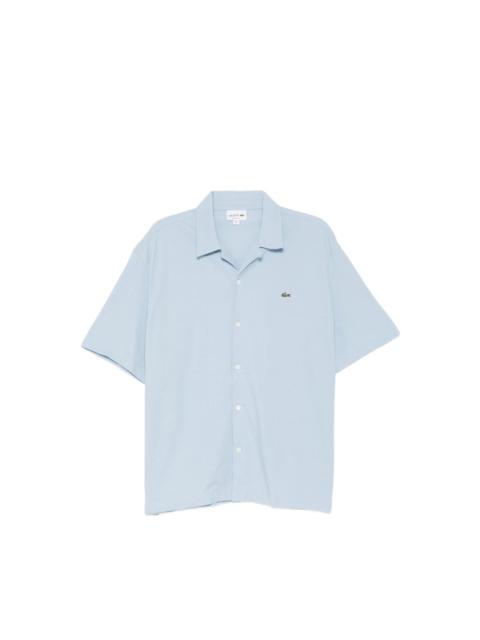 LACOSTE LOGO-EMBROIDERED SHIRT