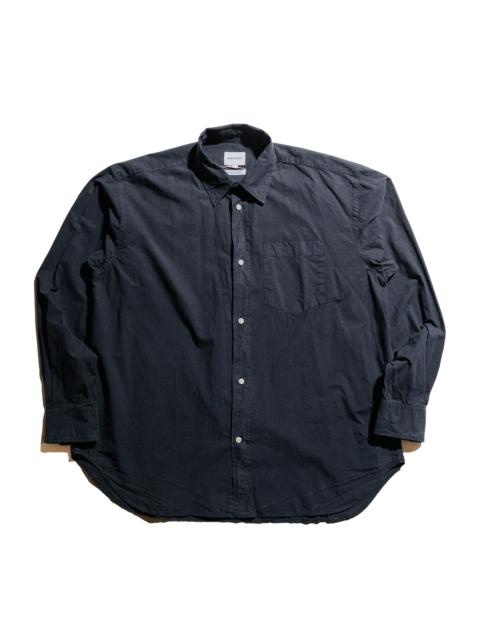 Mo Cotton Tencel Shirt Dark Navy