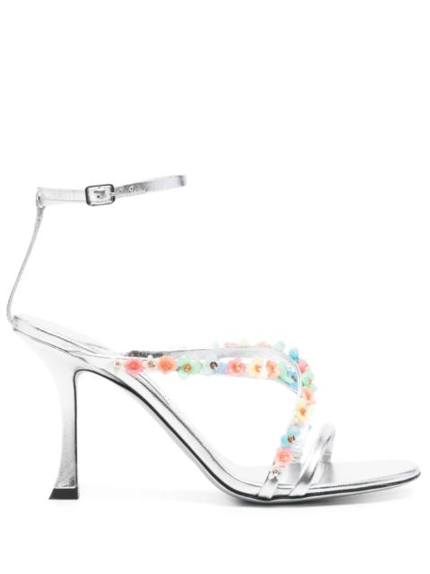 Jimmy Choo 100mm Blanche Sandals