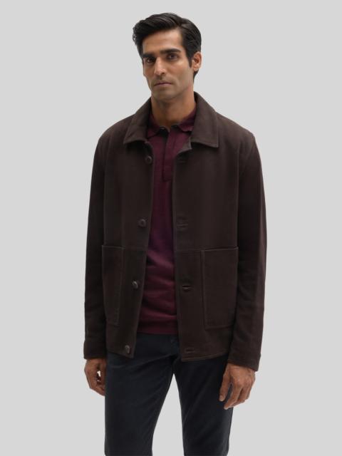 ROBERT BARAKETT Bradford Buttoned Suede Jacket