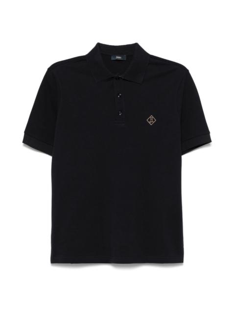 Logo cotton polo shirt