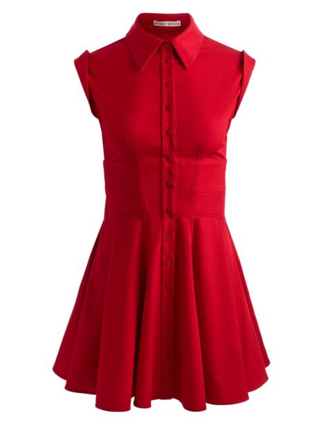 Alice + Olivia KIM CORSET SHIRT DRESS