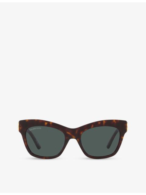 BALENCIAGA BB0132S cat-eye frame acetate sunglasses