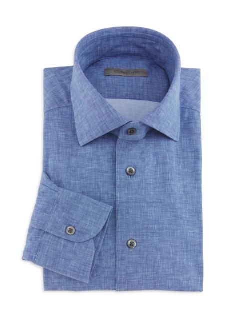 CORNELIANI Men's P178 Melange Tech Shirt - Melange Print