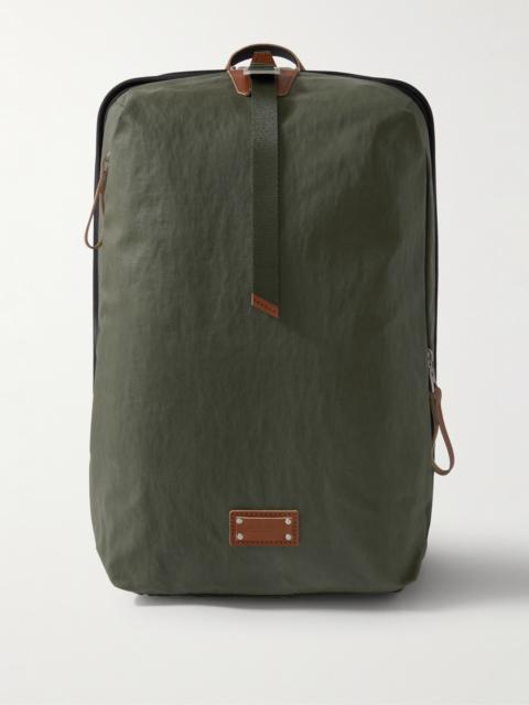 master-piece Bump L Canvas and Leather-Trimmed CORDURA® Nylon Backpack