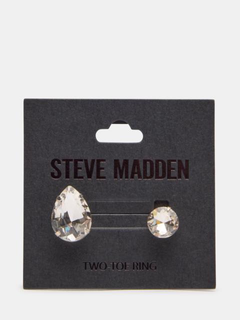 STEVE MADDEN CRYSTAL TOE RING CLEAR