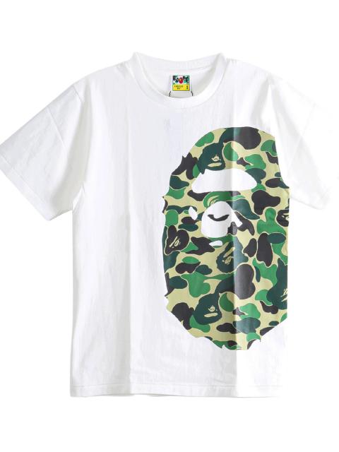 A BATHING APE® ABC Camo Side Big Ape Head Tee "White / Green" 1M30110006 WHGR