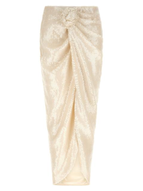 ROTATE 'Sequins Knot' Skirt