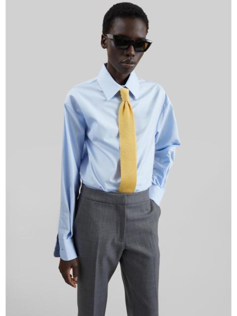 The Frankie Shop Zira Knitted Silk Tie - Yellow