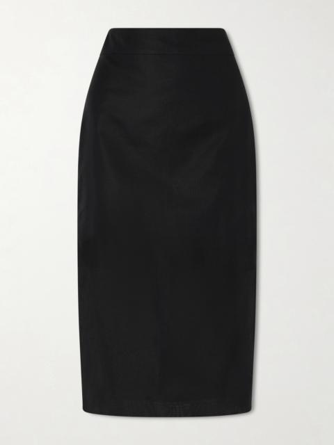 MARIA McMANUS Organic Cotton-organza Midi Skirt