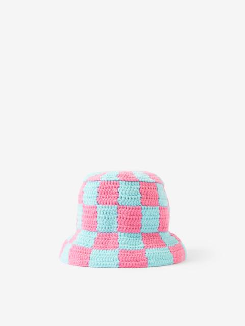 Burberry Crochet Technical Cotton Bucket Hat