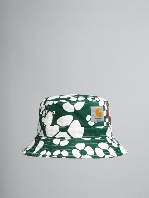 Marni MARNI X CARHARTT WIP - GREEN BUCKET HAT