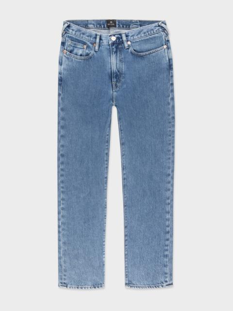 Paul Smith Tapered-Fit Cropped 'Authentic Twill' Jeans
