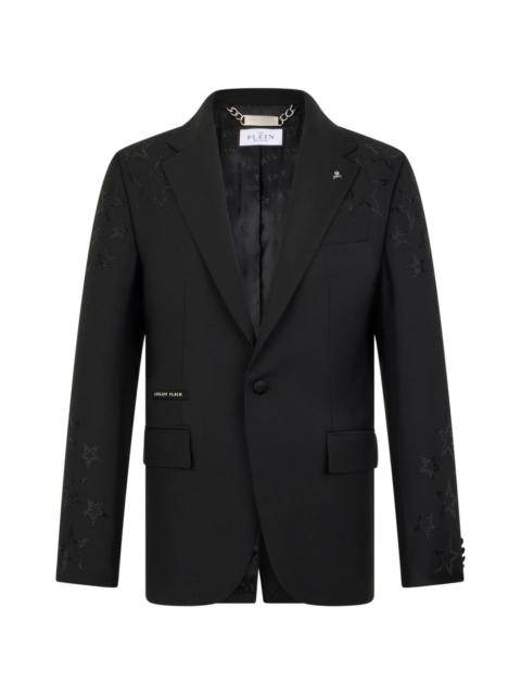 PHILIPP PLEIN rhinestone-stars blazer