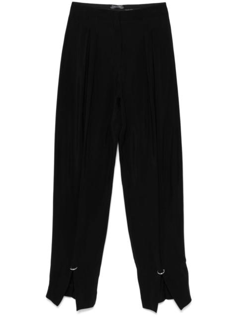 MUGLER pierced trousers