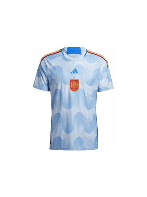 adidas adidas Spain 2022 Authentic Away Jersey Glow Blue