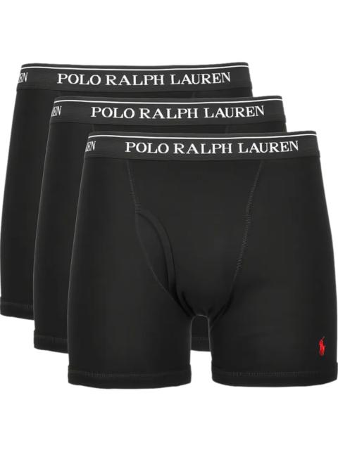 Polo Ralph Lauren 3-Pack Boxer Briefs "Black" NCBBP3 PBD