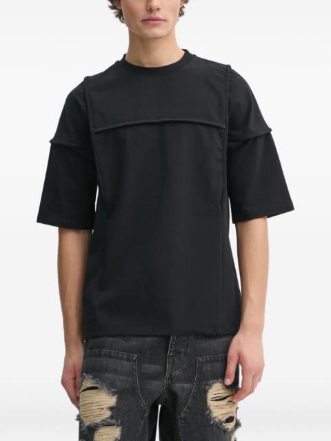 HELIOT EMIL™ panelled-design short-sleeve T-shirt