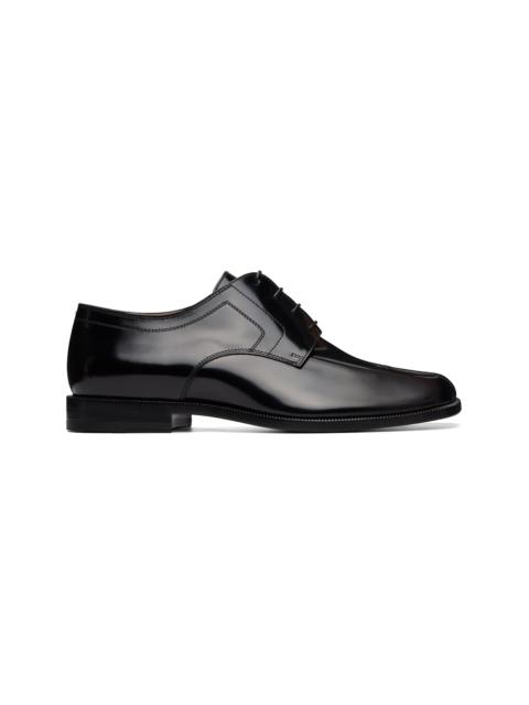 Maison Margiela Black Tabi Lace-Up Derbys