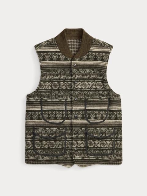 RRL by Ralph Lauren Reversible Double-Knit Jacquard Vest