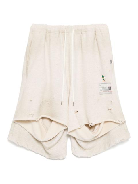 Maison MIHARAYASUHIRO panelled shorts