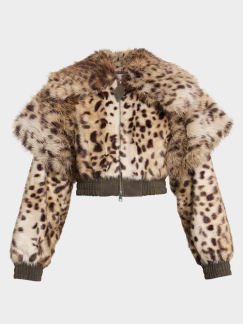 AKNVAS Valde Faux Fur Bomber Jacket