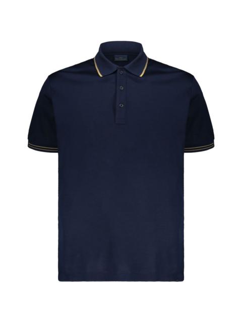 Paul & Shark contrast-trim polo shirt