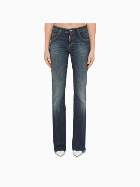 Blue cotton regular jeans