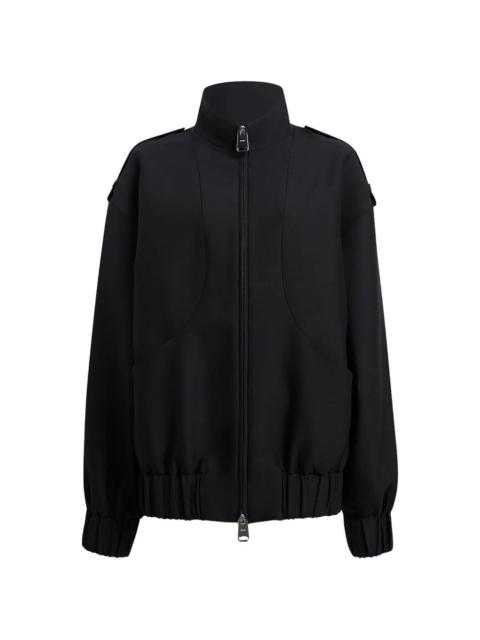 KHAITE Sigi zip high-neck bomber jacket