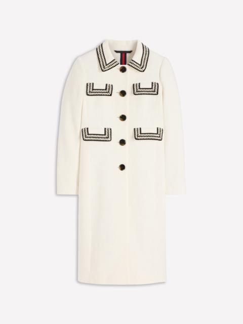 BODEN Pocket Detail Coat-Ivory