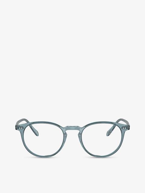 Oliver Peoples OV5004 Riley round-frame acetate glasses