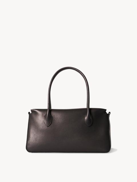 E/W Top Handle Bag in Leather
