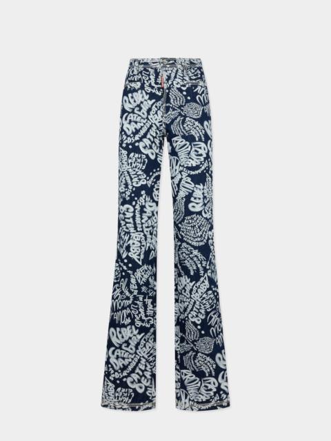 DSQUARED2 DARK FLOWER WASH DALMA JEANS