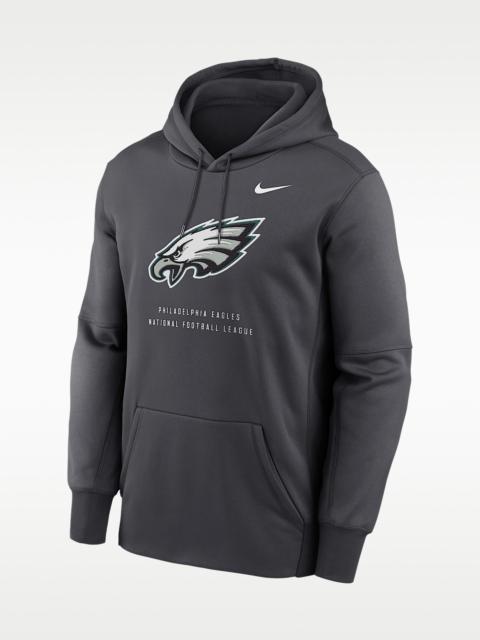 Nike Philadelphia Eagles Men's Nike Therma NFL Pullover Hoodie
