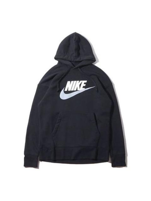 Nike Chest LOGO Athleisure Casual Sports Pullover Black AV8411-010