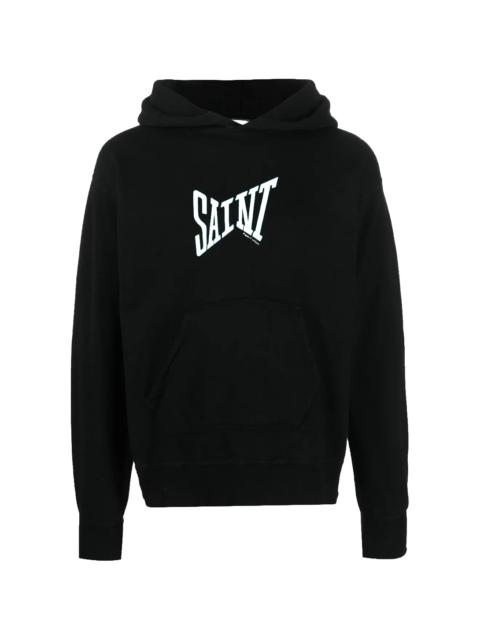 SAINT M×××××× Logo Hoodie "Black" SM S23 0000 047