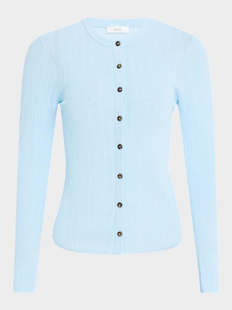A.L.C. Fisher Textured Cardigan