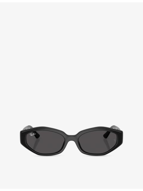 Ray-Ban RB4473D Irregular-Frame Injected Sunglasses