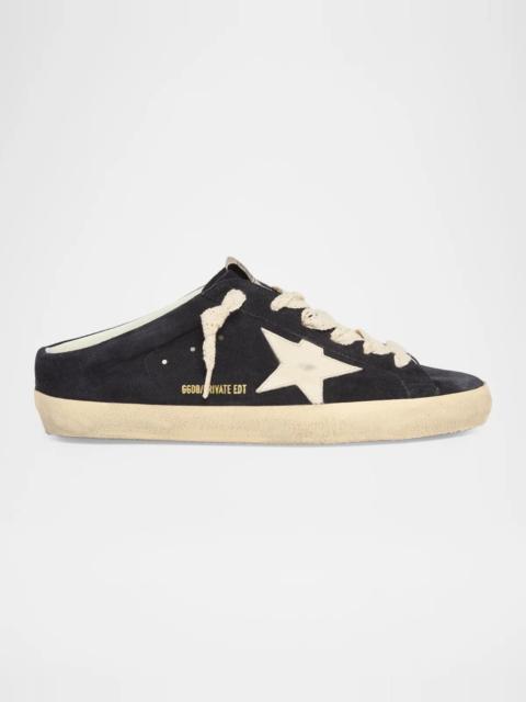 Golden Goose Super-Star Sabot Suede Slide Sneakers