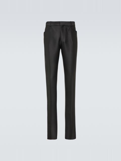 Atticus wool-blend slim pants