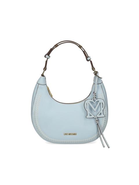 Moschino heart-charm shoulder bag