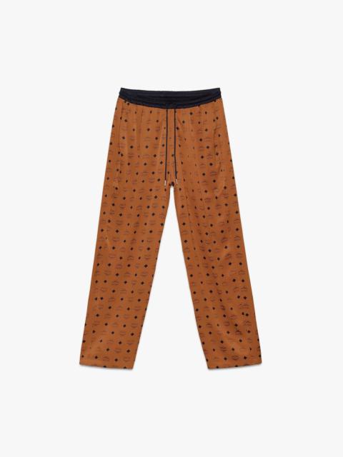 MCM Classic Logo Silk Pajama Pants