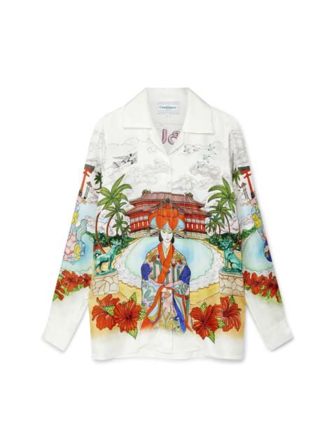 CASABLANCA Okinawa Cotton Shirt