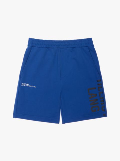 Helmut Lang CUT-OFF LOGO TERRY SHORT