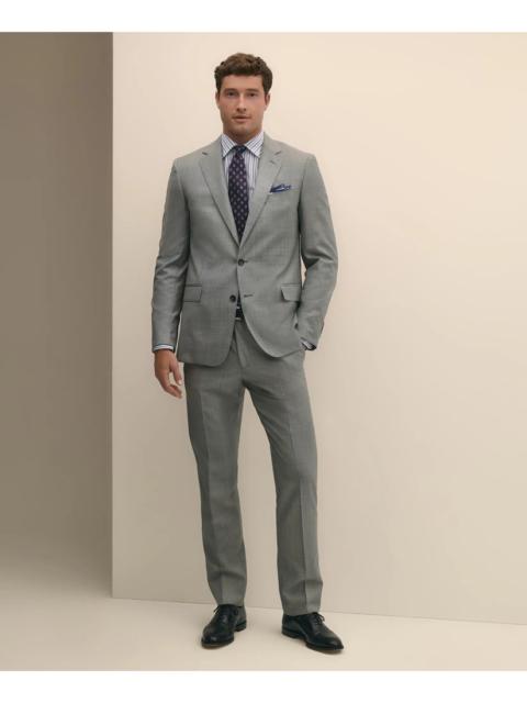 Brooks Brothers Classic Fit Wool Sharkskin 1818 Suit