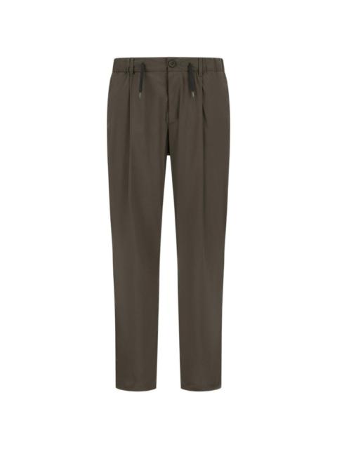 Herno drawstring-detail elasticated-waist trousers