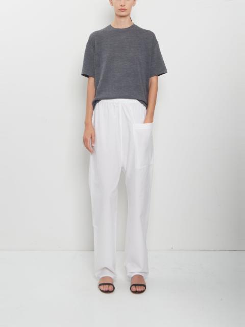 SOFIE D'HOORE Paz Brushed Cotton Voile Pants — White