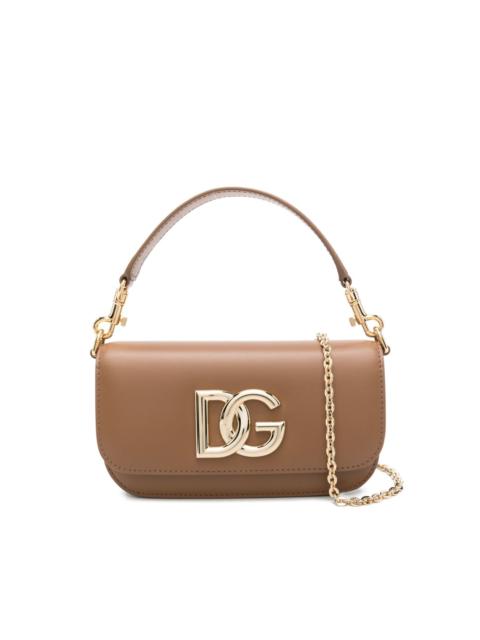 Dolce & Gabbana logo-plaque leather cross body bag